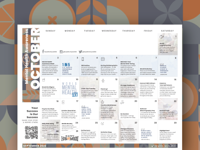 [Free Download] October Well-Being Calendar